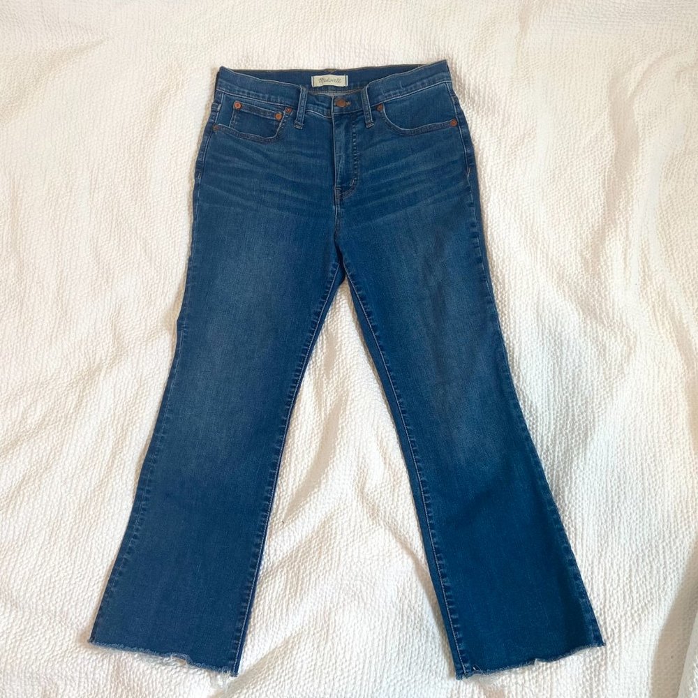 Madewell Cali Demi-Boot Jeans in Preston Wash: Raw-Hem Edition